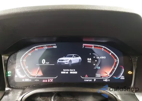 2019 BMW 330I xDrive из США, поврежденный, VIN 3MW5R7J50K8A05039